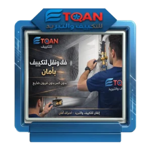 نقل مكيف من مكان لمكان في حدائق اكتوبر، التوسعات الشمالية، حدائق الاهرام، الشيخ زايد، 6 اكتوبر