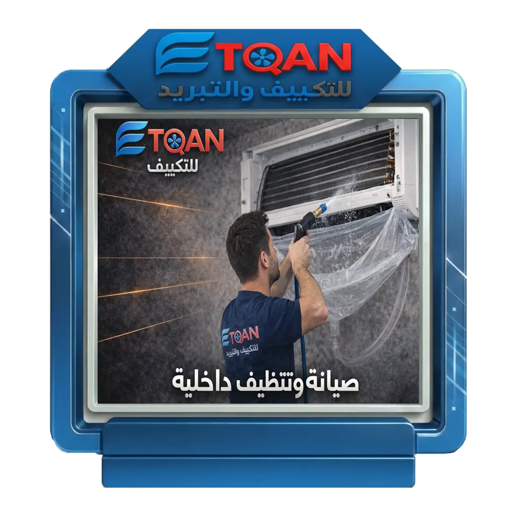 غسيل مكيفات بمواد مع ماكينة الضغط